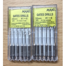 Bộ dụng cụ Mũi Gates Drills_Vật liệu nha khoa tại HCM